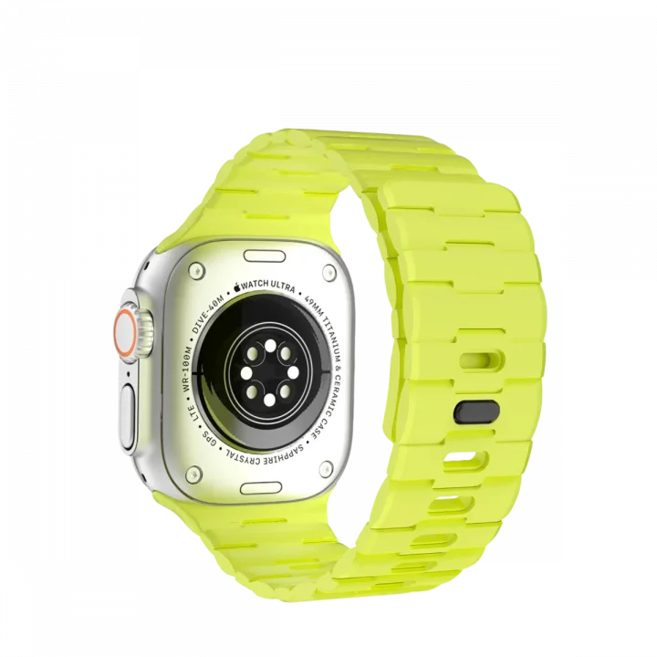 Mey İthalat®  Apple Watch Ultra 49mm Wowen Kordon - Yeşil