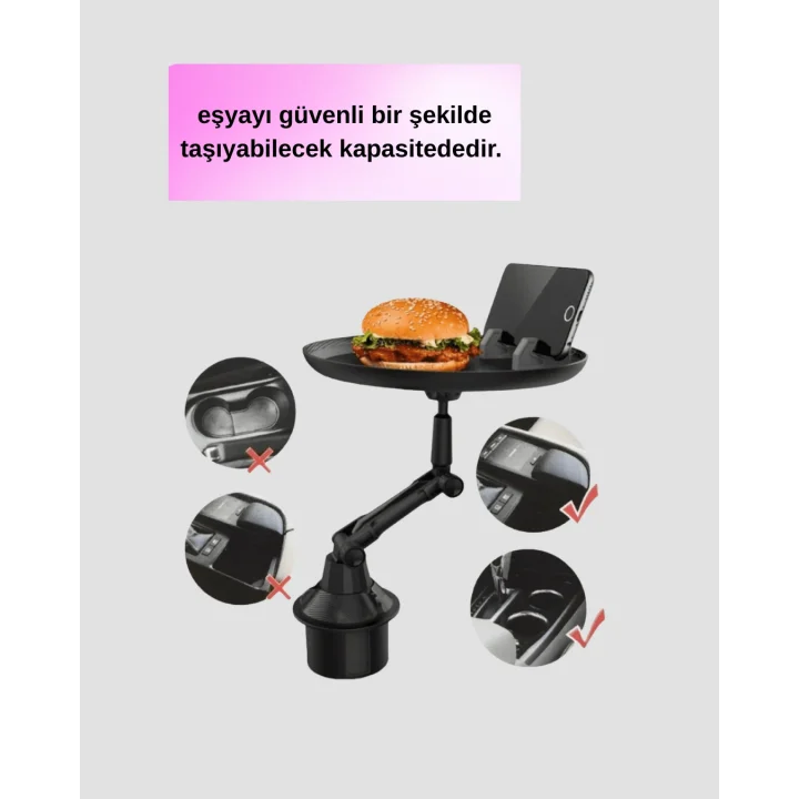 Mey İthalat® ARABA TEPSİ MASA