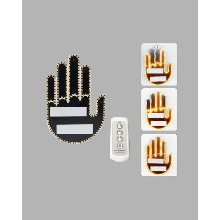 Mey İthalat® Araç İçin Eğlenceli LED El İşareti Işığı