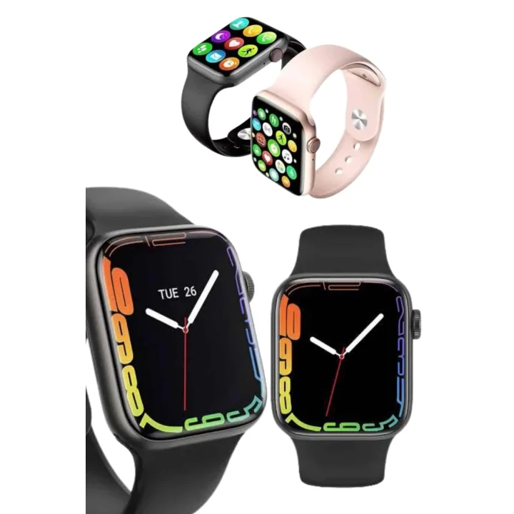 Mey İthalat® Arama Cevaplayabilen Akıllı Saat Bluetooth Bağlantılı Sosyal Medya Girişli