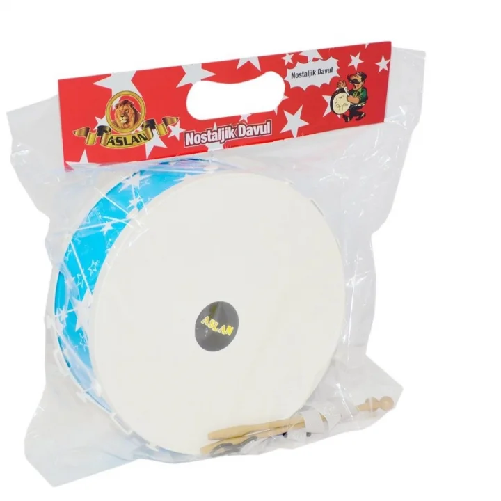 Mey İthalat® ASL-08 RENKLİ B. DAVUL AHŞAP DESEN POŞETLİ