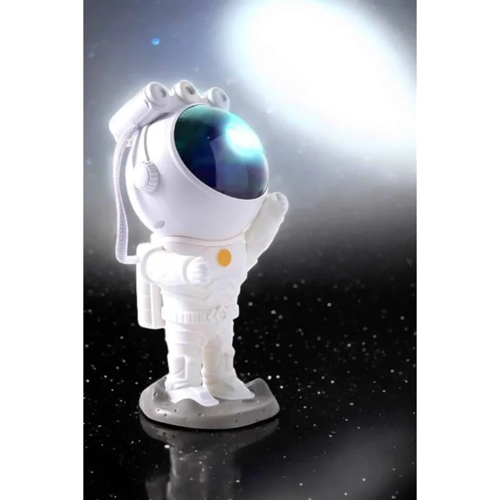 Mey İthalat® Astronot Bluetooth Hoparlör Gökyüzü Projektör Gece Lambası