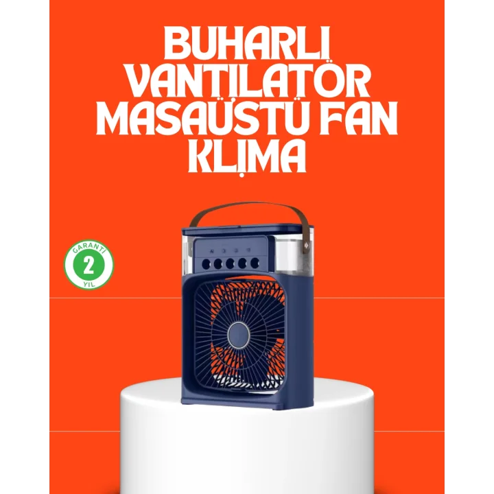 Mey İthalat® Ayarlanabilir Hız ve Yönlü Yüksek Performanslı Masaüstü Fan
