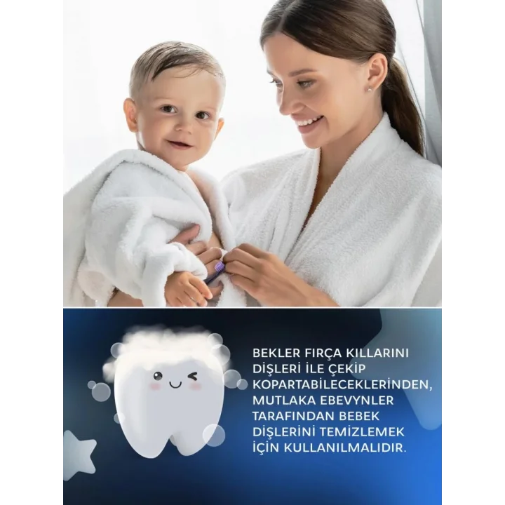 Mey İthalat®  .Baby Neon Ekstra Soft Diş Fırçası 0-3 Yaş