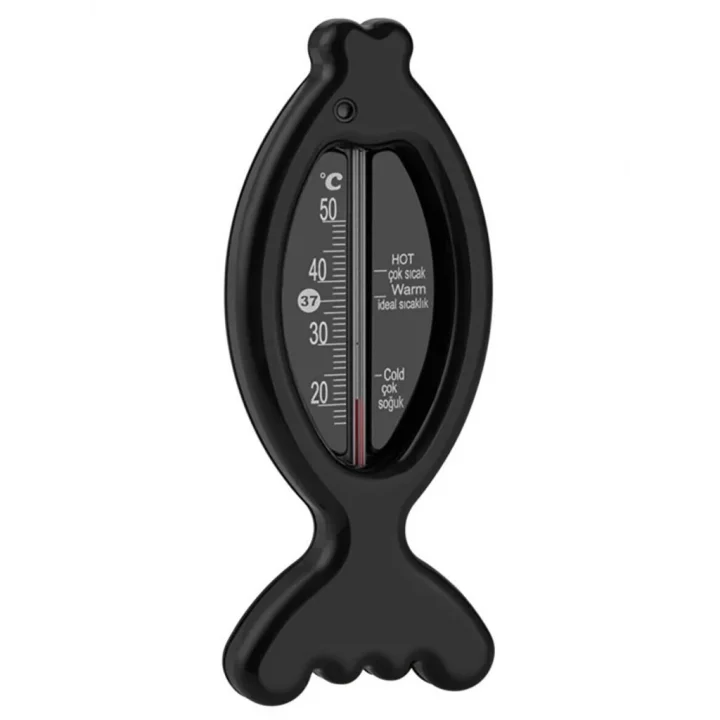 Mey İthalat®  Banyo ve Oda Termometresi 381 Siyah