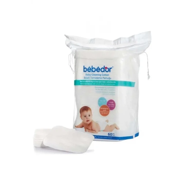 Mey İthalat®   Bebek Temizleme Pamuğu 60 Adet