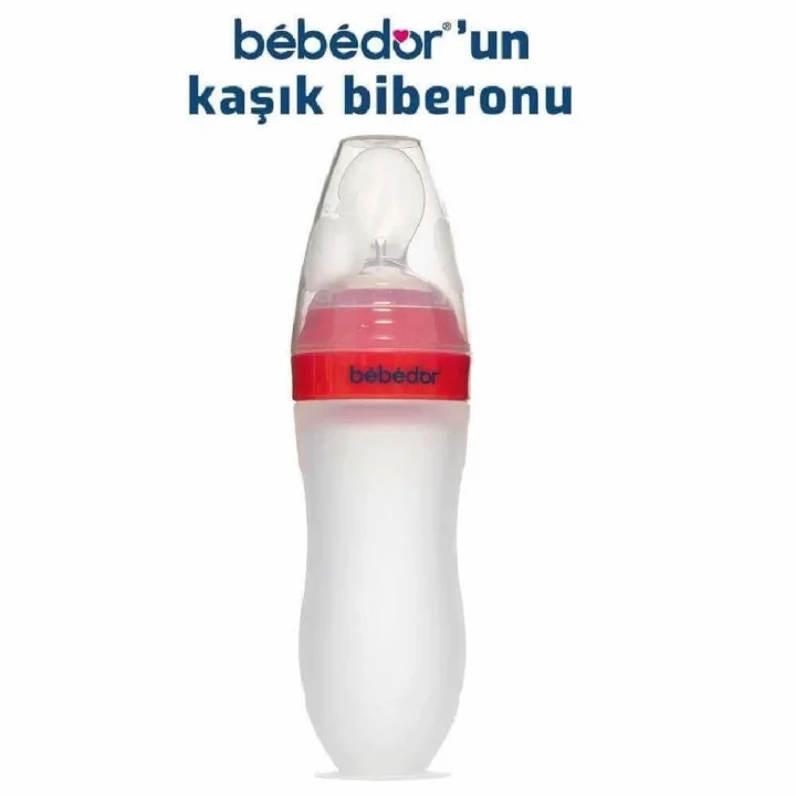 Mey İthalat®   Silikon Kaşıklı Biberon 120 ml 7509
