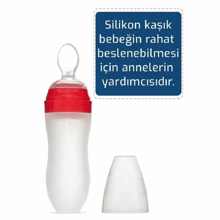 Mey İthalat®   Silikon Kaşıklı Biberon 120 ml 7509