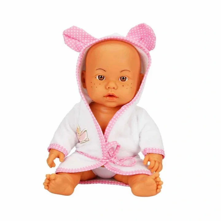 Mey İthalat®  Bebelou Banyo Zamanı Bebek Seti 35 Cm