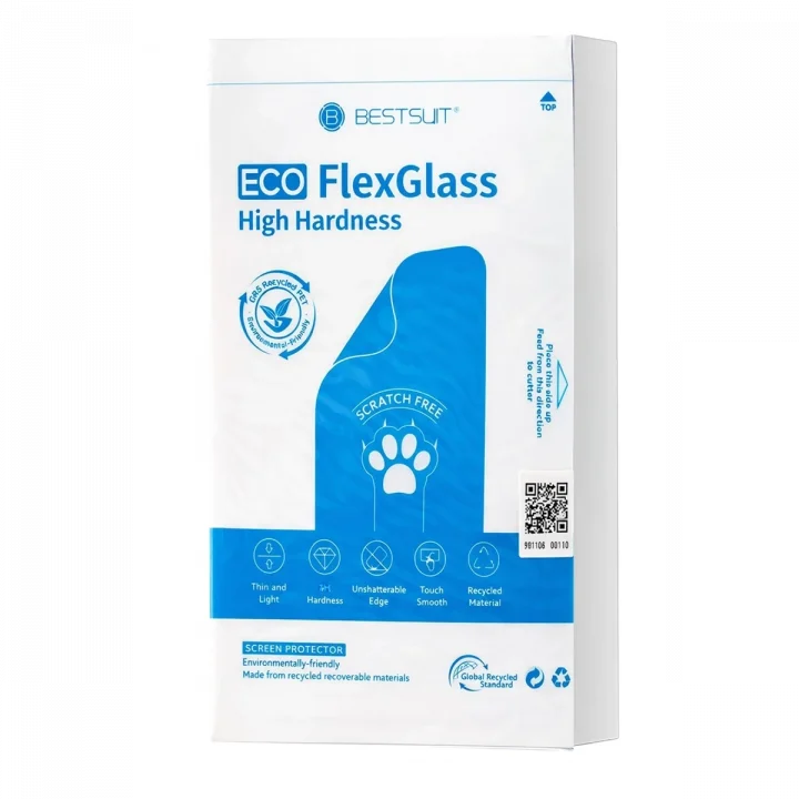 Mey İthalat® Best Suit Makine 7H Eco Flexglass Ekran Koruyucu 10 Adet