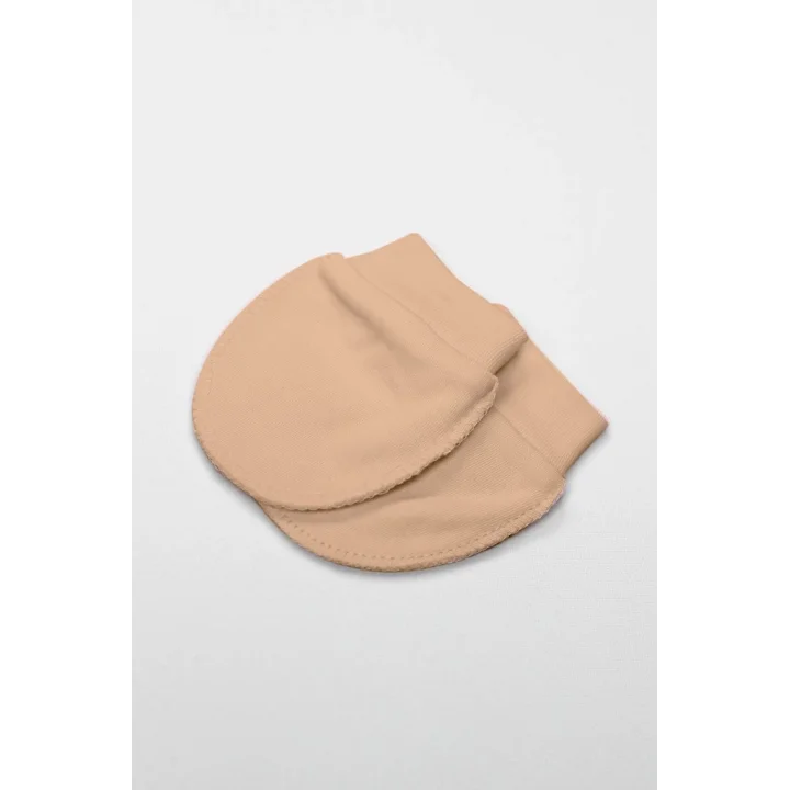 Mey İthalat®   2Li Penye Eldiven Basıc 90108 Bej