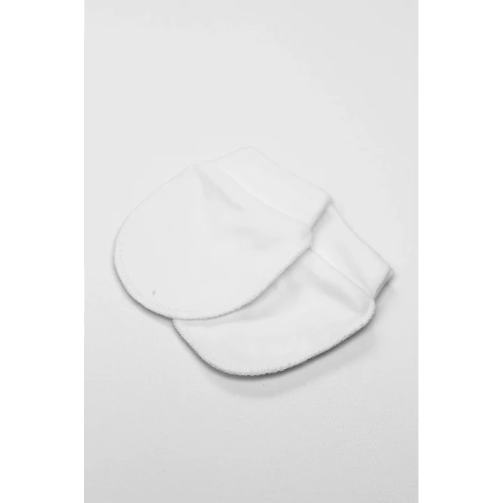 Mey İthalat®   2Li Penye Eldiven Basıc 90108 Beyaz