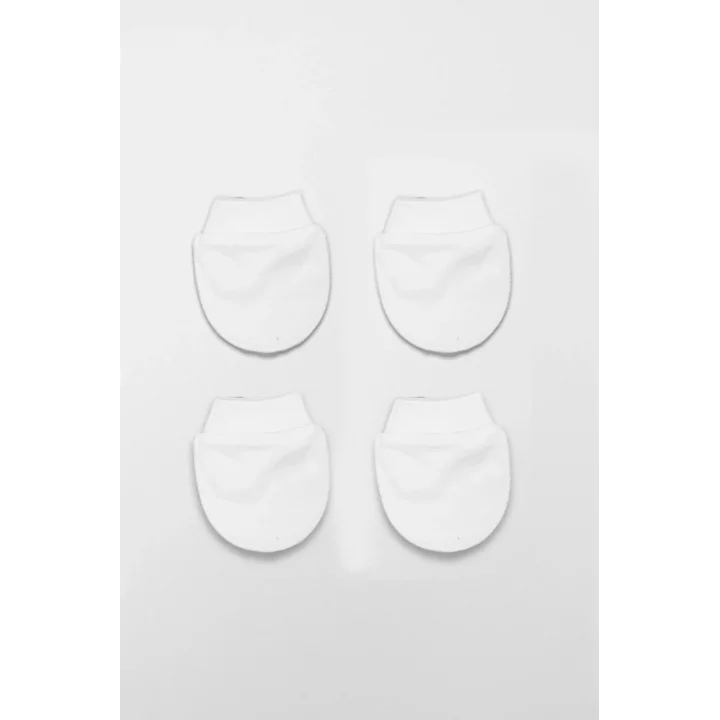 Mey İthalat®   2Li Penye Eldiven Basıc 90108 Beyaz