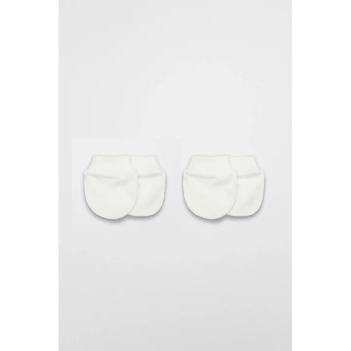 Mey İthalat®   2Li Penye Eldiven Basıc 90108 Ekru