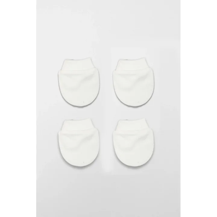 Mey İthalat®   2Li Penye Eldiven Basıc 90108 Ekru