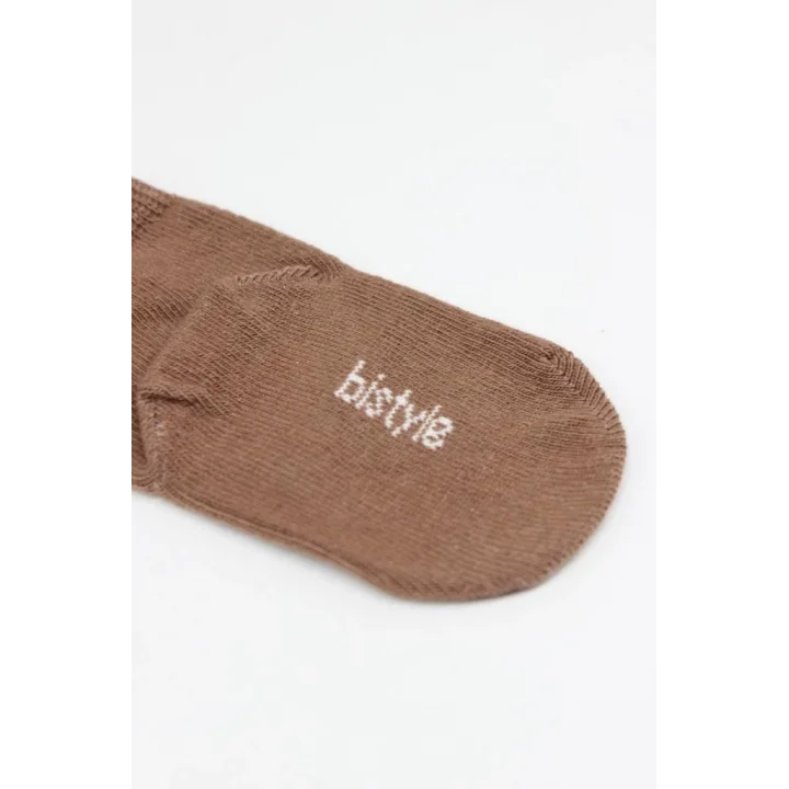 Mey İthalat®   5li Penye Soket Kutulu Basic Çorap 10131 Bej