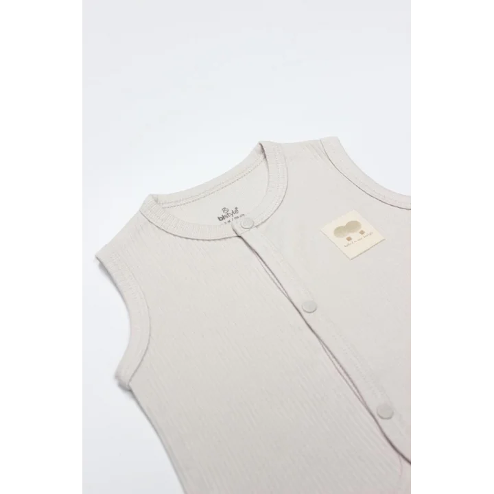 Mey İthalat® Bebek Yelek BS18110 Bej