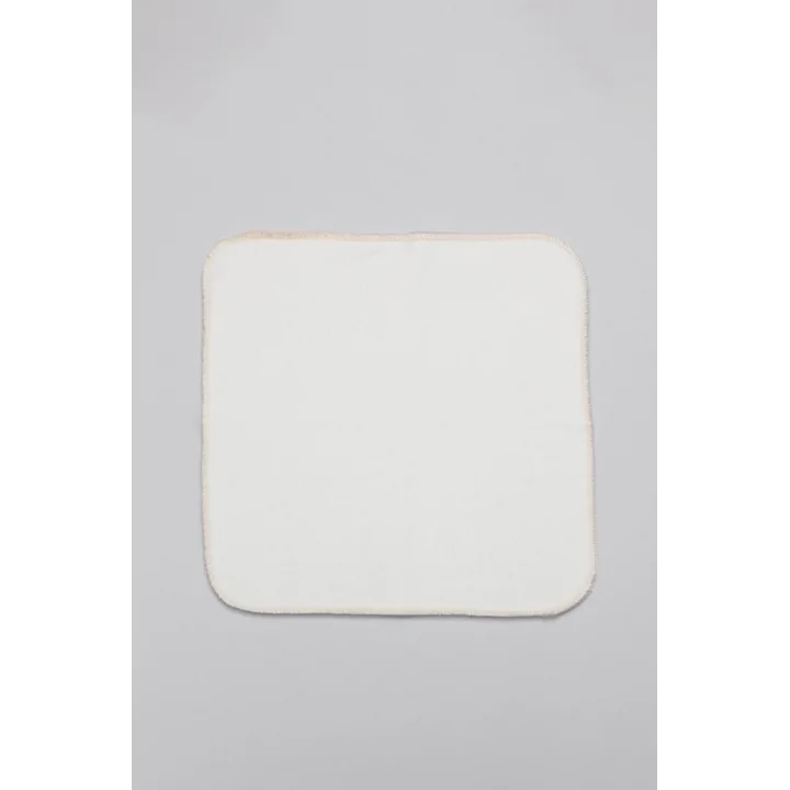 Mey İthalat®   Organik 28x28 10Lu Penye Mendil 90101 Ekru