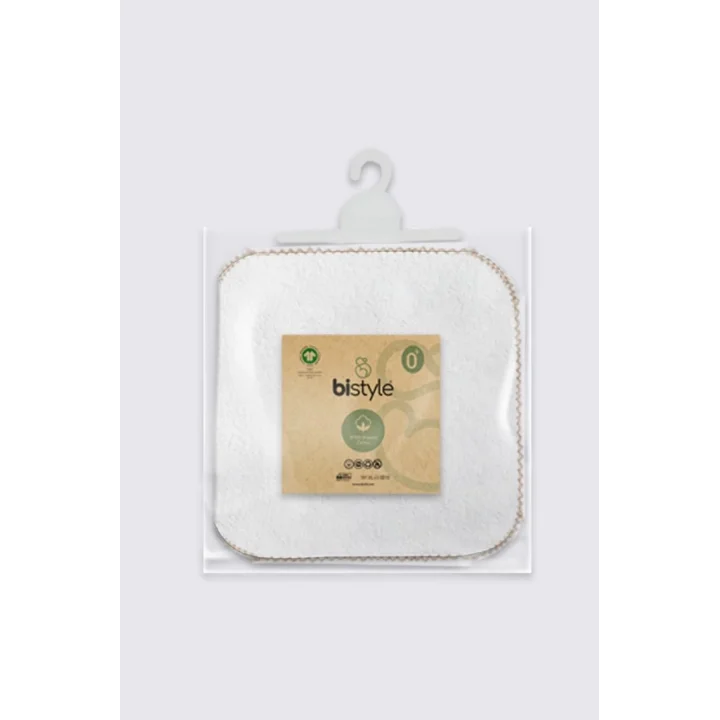 Mey İthalat®   Organik 28x28 6Lı Havlu Mendil 90105 Ekru
