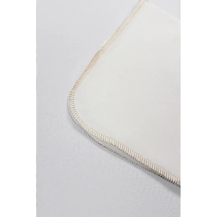Mey İthalat®   Organik 28x28 6Lı Penye Mendil 90103 Ekru