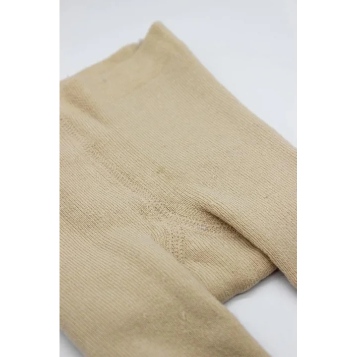 Mey İthalat®   Tekli Kaymaz Mix Havlu Külotlu Çorap 50501 Bej