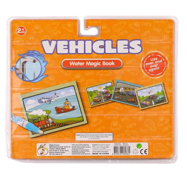 Mey İthalat® BK013 Sihirli Boyama Kitabım -Gepettoys