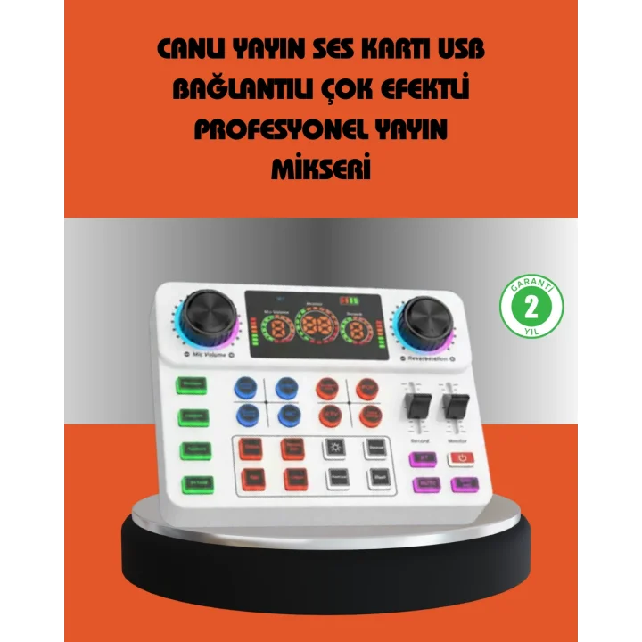 Mey İthalat® Bluetooth Bağlantılı Karaoke ve Yayın Ses Kontrol Ünitesi