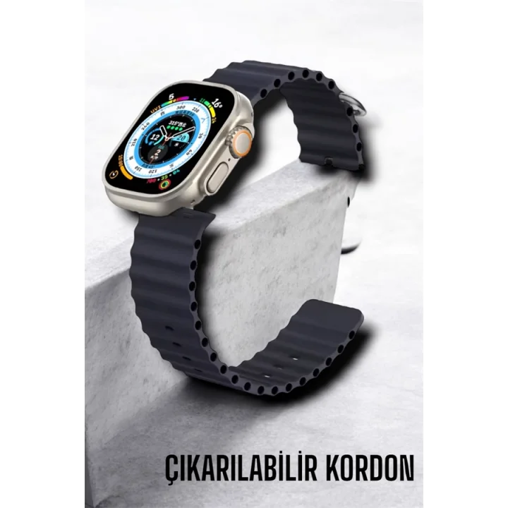 Mey İthalat® Bluetooth Bağlantılı Nabız, Kan Basıncı, Oksijen Ölçer Akıllı Saat