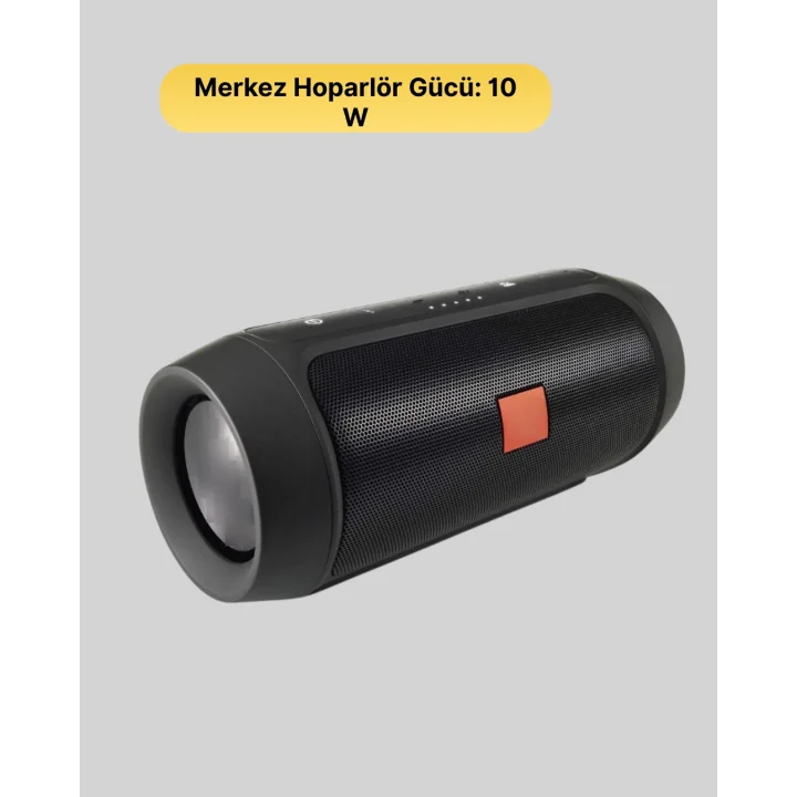 Mey İthalat® Bluetooth Hoparlör 20W Bass Güçlü Ses USB Flash AUX Destekli