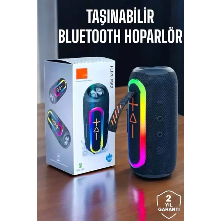 Mey İthalat® Bluetooth Hoparlör Kablosuz Yüksek Ses Kaliteli Şarj Edilebilir