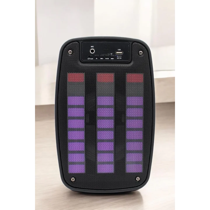 Mey İthalat® Bluetooth  Hoparlör Mikrofonlu Speaker Taşınabilir Şarjlı