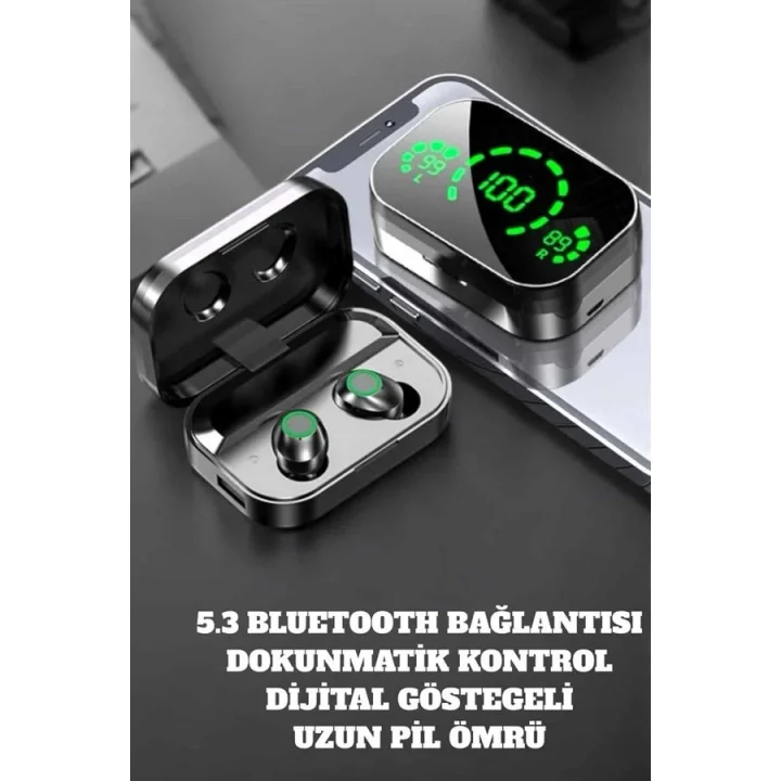 Mey İthalat® Bluetooth Kulaklık Aktif Gürültü Engelleme ve Uzun Pil Ömrü