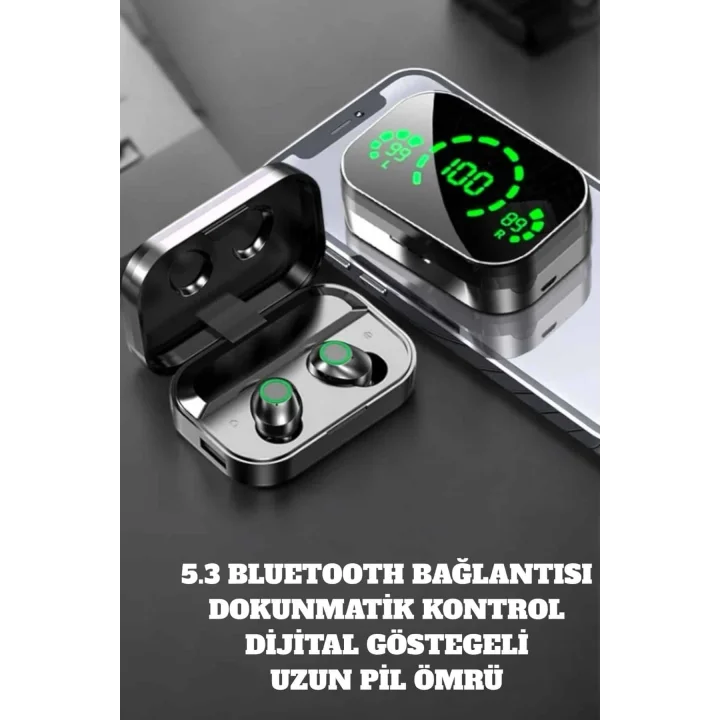Mey İthalat® Bluetooth Kulaklık Aktif Gürültü Engelleme ve Uzun Pil Ömrü