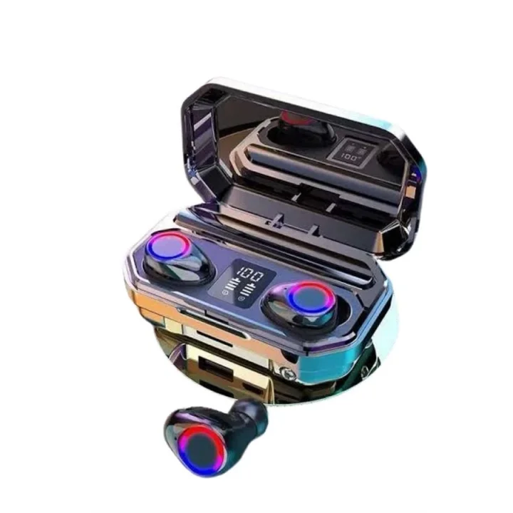 Mey İthalat® Bluetooth Kulaklık Android ve İOS Uyumlu ANC Özellikli Dijital Şarj Göstergeli