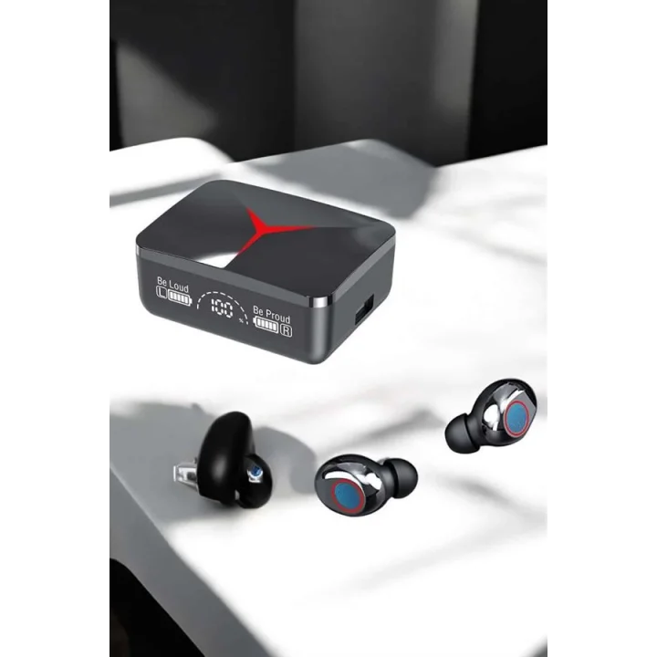 Mey İthalat® Bluetooth Kulaklık Bluetooth Bağlantılı Powerbankli Yeni Nesil Kulaklık