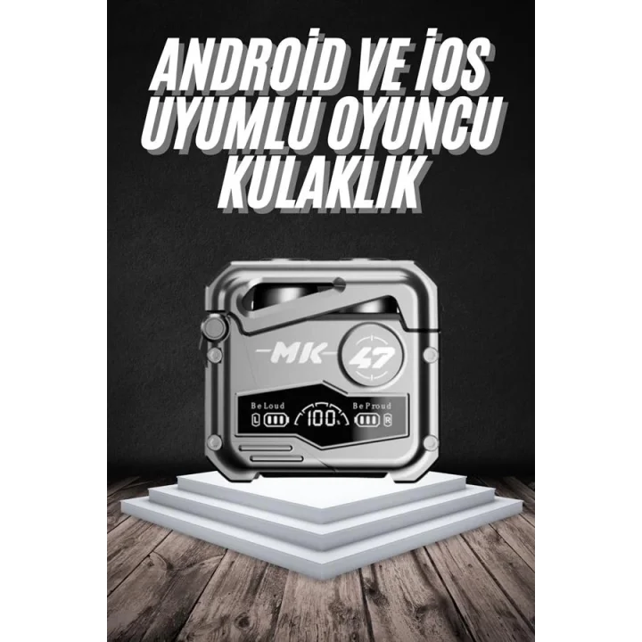 Mey İthalat® Bluetooth Kulaklık Dokunmatik Kontrol Tws kablosuz kulaklık Hi-fi Stereo