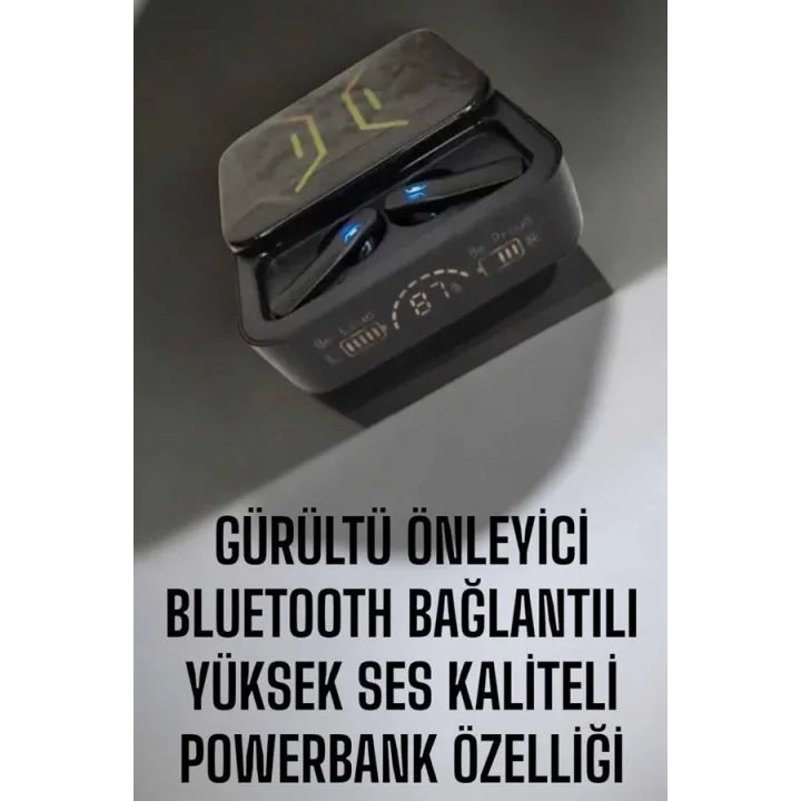 Mey İthalat® Bluetooth Kulaklık Gürültü Önleyici Yüksek Ses Kaliteli Kablosuz