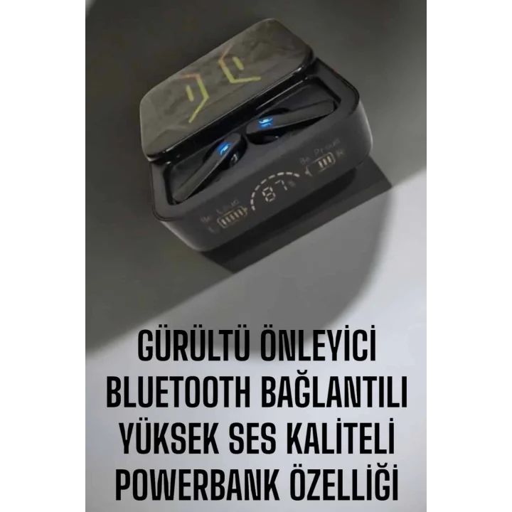 Mey İthalat® Bluetooth Kulaklık Gürültü Önleyici Yüksek Ses Kaliteli Kablosuz