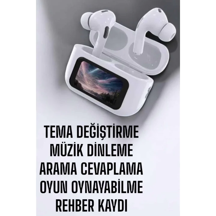 Mey İthalat® Bluetooth Kulaklık Kulakiçi Güçlü Ses Kaliteli Sesli Asistan