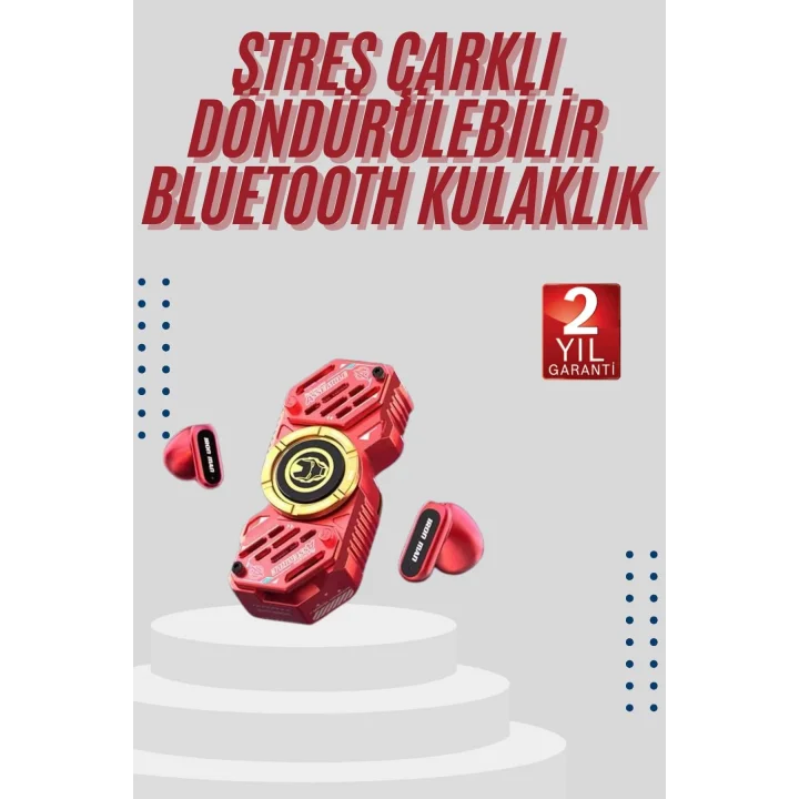 Mey İthalat® Bluetooth Kulaklık Stres Çarkı ANC Özellikli Gaming Kulaklık