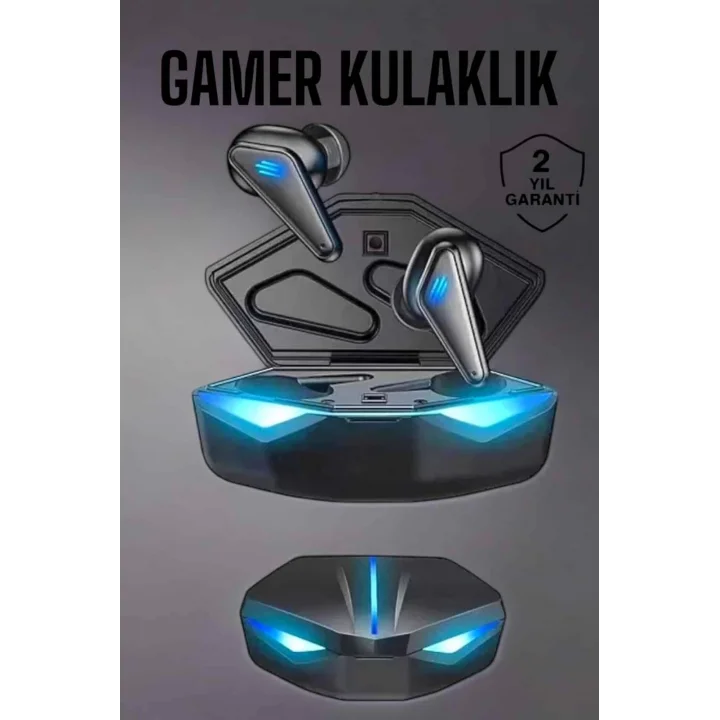 Mey İthalat® Bluetooth  Kulaklığı Led Işıklı Kablosuz ANC Özelliği