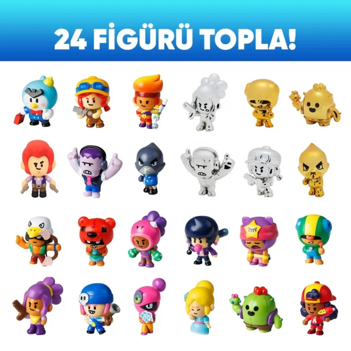 Mey İthalat® Brawl Stars 8li Delüks Figür