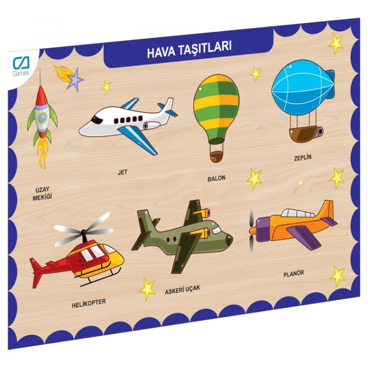 Mey İthalat® CAAHS-3202  AHŞAP HAVA TAŞITLARI BUL-TAK