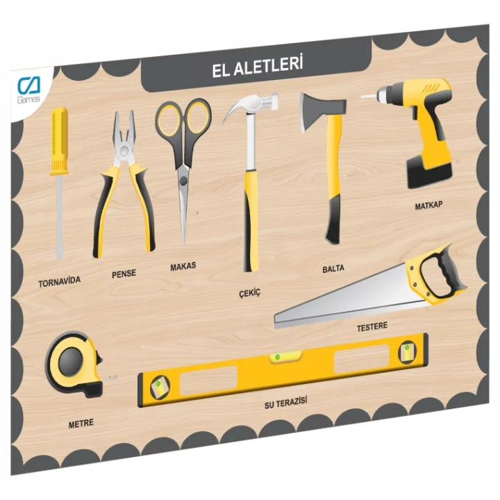 Mey İthalat® CAAHS-3210 AHŞAP EL ALETLERİ BUL-TAK