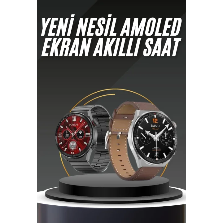 Mey İthalat® Çağrı Cevaplama Sesli Asistan Çoklu Dil Desteği 5.0 Bluetooth Akıllı Saat