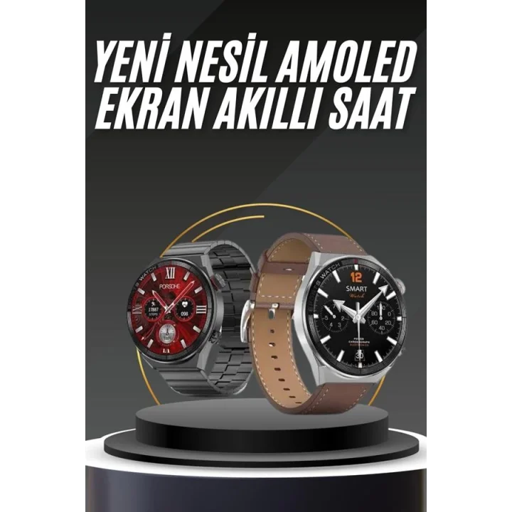 Mey İthalat® Çağrı Cevaplama Sesli Asistan Çoklu Dil Desteği 5.0 Bluetooth Akıllı Saat