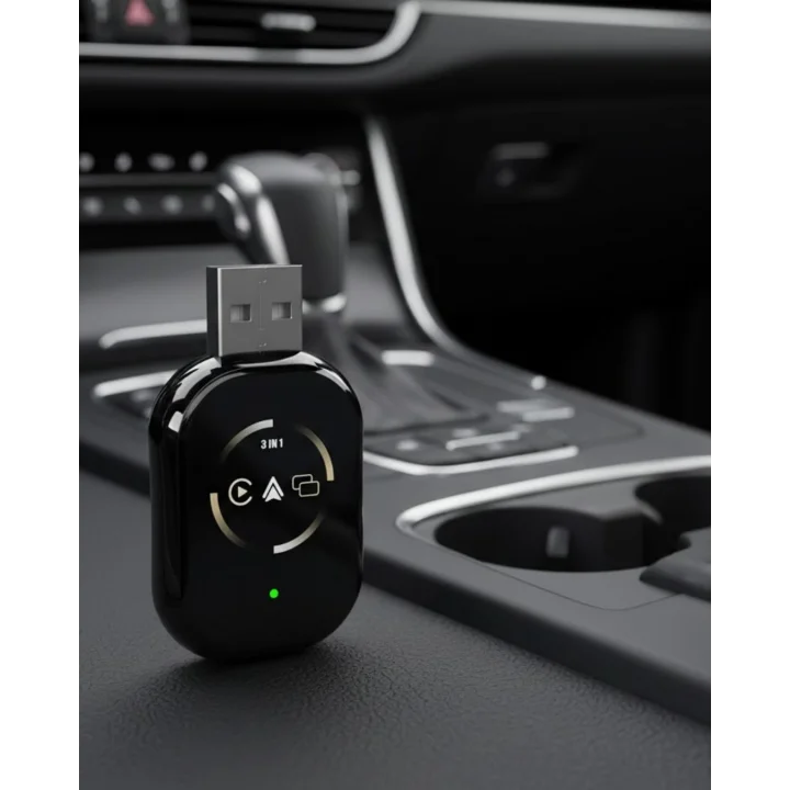 Mey İthalat® CarPlay Destekli Araçlar İçin Kablosuz Android Auto Dönüştürücü