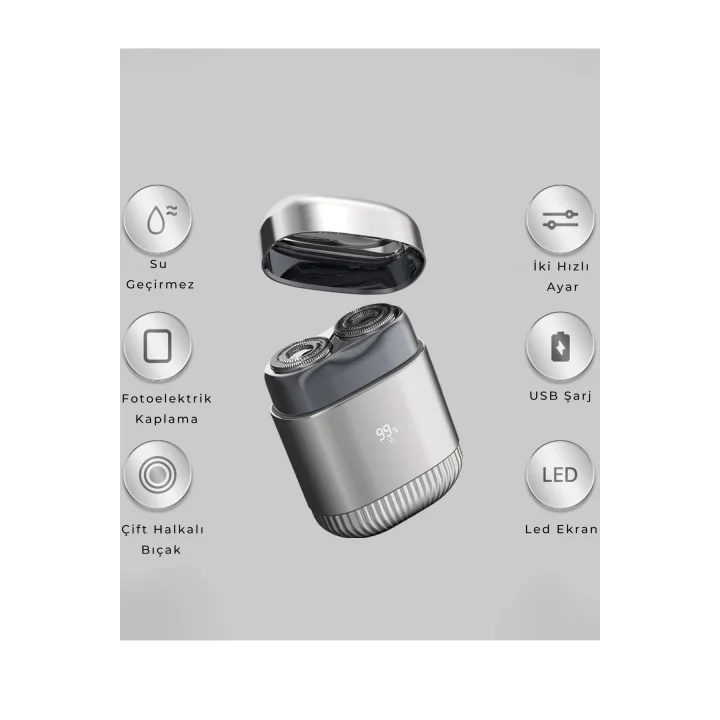 Mey İthalat®  CB-S2 Tıraş Makinesi - Gümüş