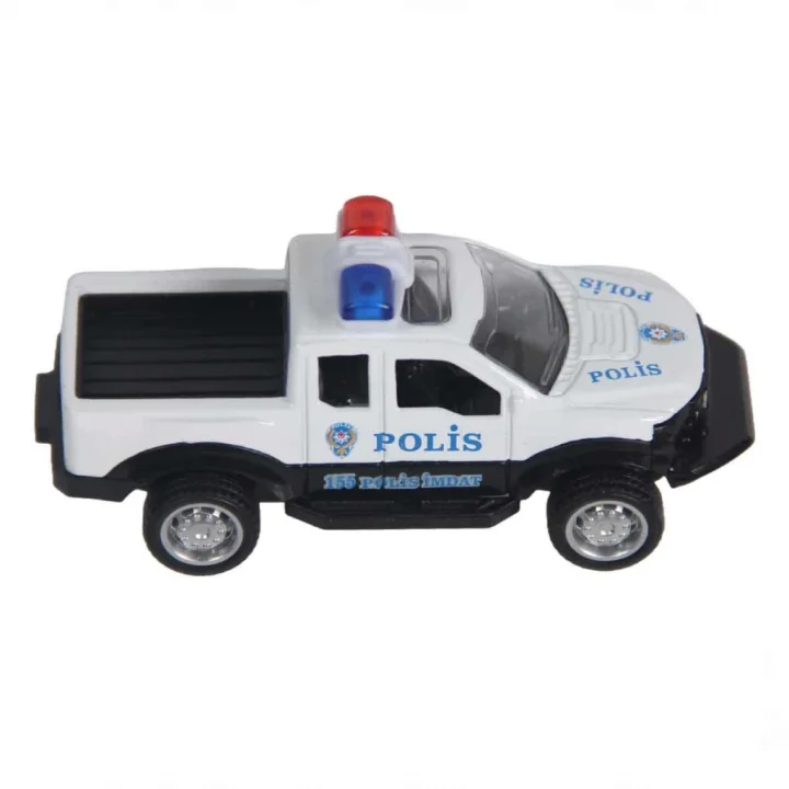 Mey İthalat® Çek Bırak Metal Polis Pickup Aracı