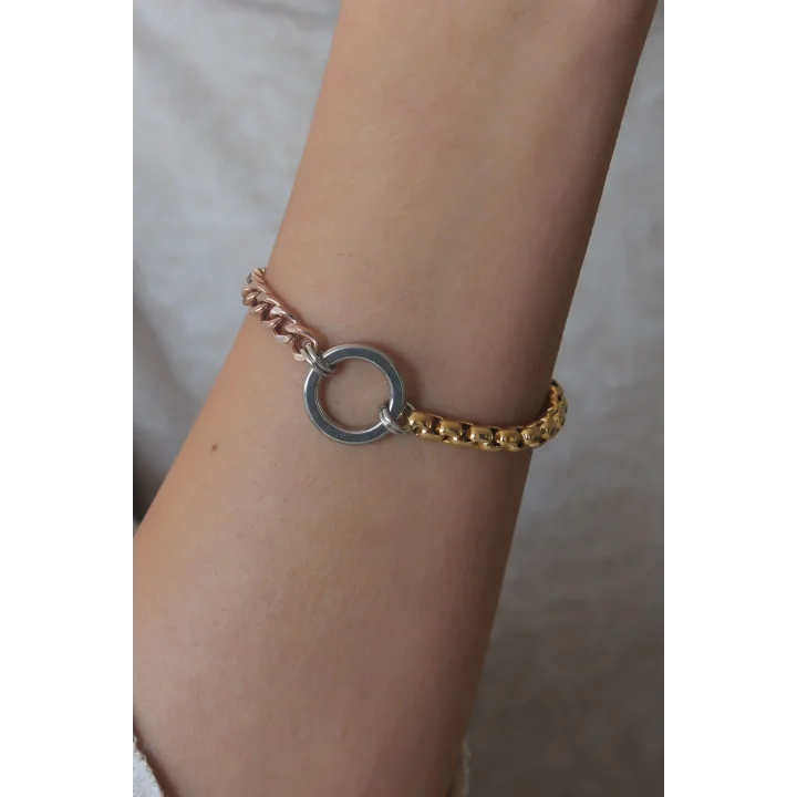 Mey İthalat® Çelik Mix Renk Kadın Bileklik